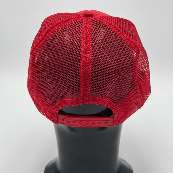 Vintage Funny Paramedic Novelty Red Trucker Snapback Hat - Picture 12 of 14